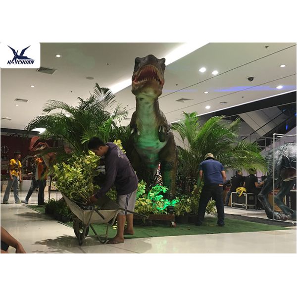 Sunproof / Waterproof Life Size Jungle Animals With Infrared Sensor / Remote Control