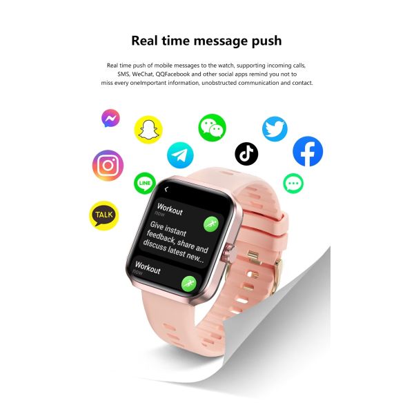 NX22 Sport Smart Watch Amoled Display Support GPS positioning Multiple sports modes