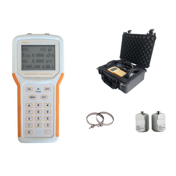 CMC 0.25mm/S Transit Time Handheld Ultrasonic Flow Meter ABS housing