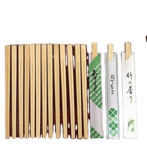 Promotional Personalize Twin Disposable Bamboo Panda Round Chopsticks