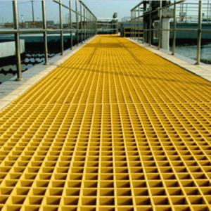 China High Strength Pultruded Construction Frp Grating Panels on sale