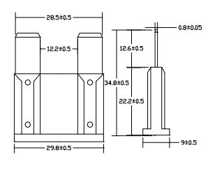 100 Amp Auto Blade Fuse