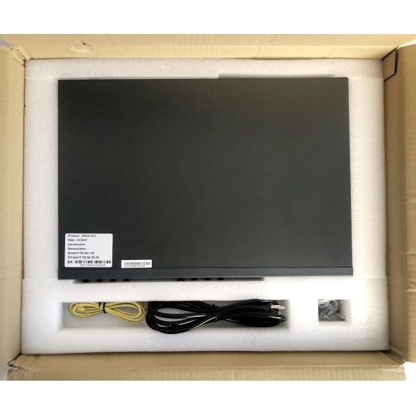 2 10G SFP Uplink Ports EPON OLT V Solution Epon 4 Pon Support WEB SNMP CLI