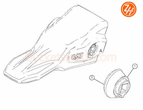 505-4097RC Digger Bucket Tooth , E323 Bucket Teeth