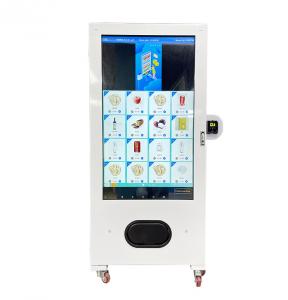 Buy cheap Big Touchscreen Combo Snack And Soda Advertisement Sprial Cash Payment English Language Vending Machine For Euro Market product