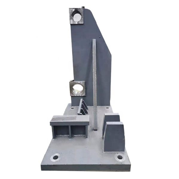 Thick Sheet Metal Frame Bracket with Weld Laser Cutting Fabrication and Polished Finish