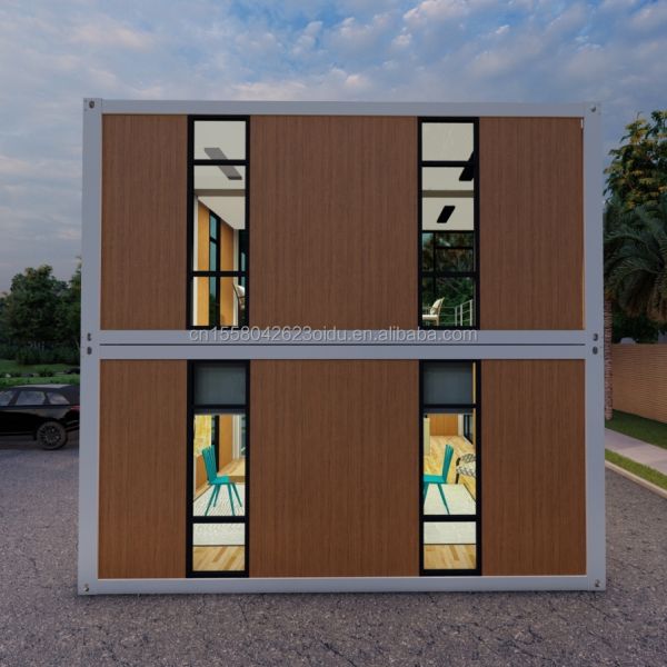 Mini Homes Tiny Houses Container Houses for Office Showroom and Restaurant in Pakistan Sandwich Panel 20ft Prefab Homes