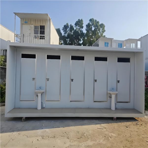 Corrosion Resistant Weather-Resistant Steel Structure Portable Toilet Container with No Plumbing Required