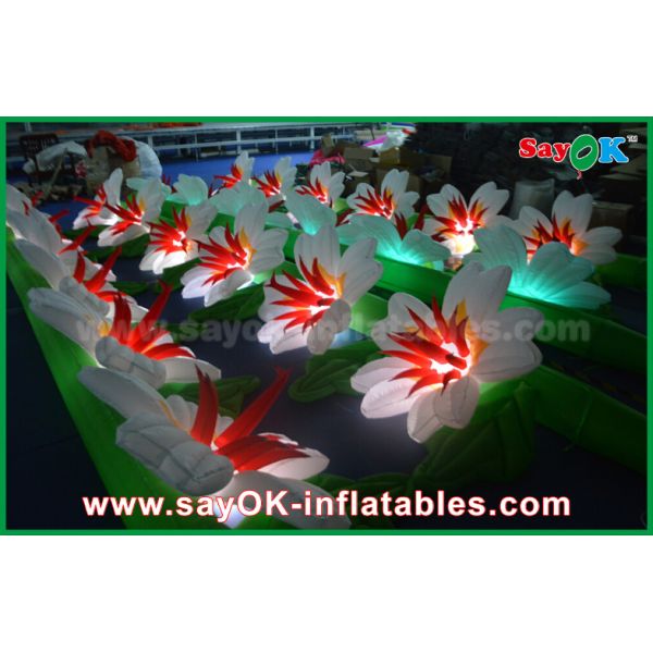 Durable Inflatable LED Light Flower Chain for Wedding Party Stage Decoration