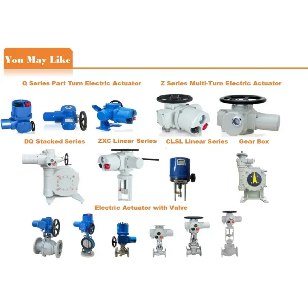 Intelligent Electric Actuator with Worm Gear Box for Valve Damper HVAC and Manual Override