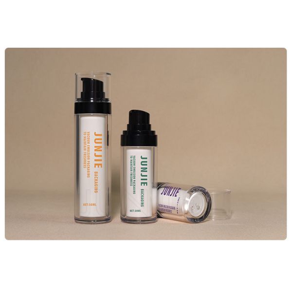 Empty Custom Color Lotion Serum Airless Pump Bottle 30ml 50ml Eco Skin Care Packaging AS Airless Bottles