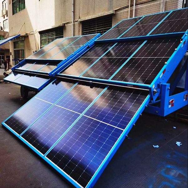 Emergency Light Tower Disaster Relief Operations Solar LED Light Tower Portable Generator Lights