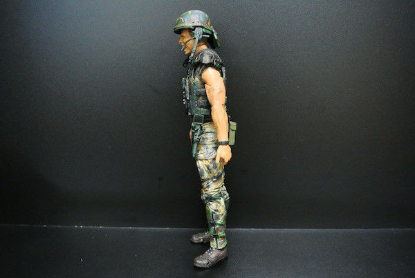 Camouflage Soldier Action Figures , Army Action Figures With Screaming Face