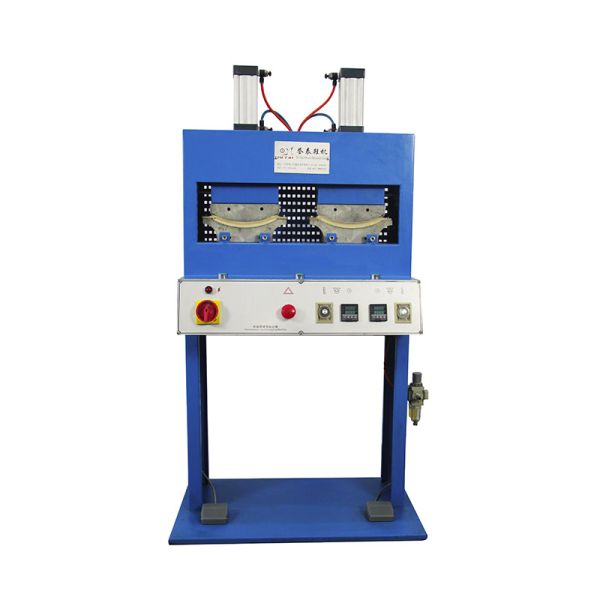 Design Thermoplastic Toe Puff Coupling Machine for Vamp Leather and Sheeting Tip Binding Package Dimensions 530*1050*1700MM