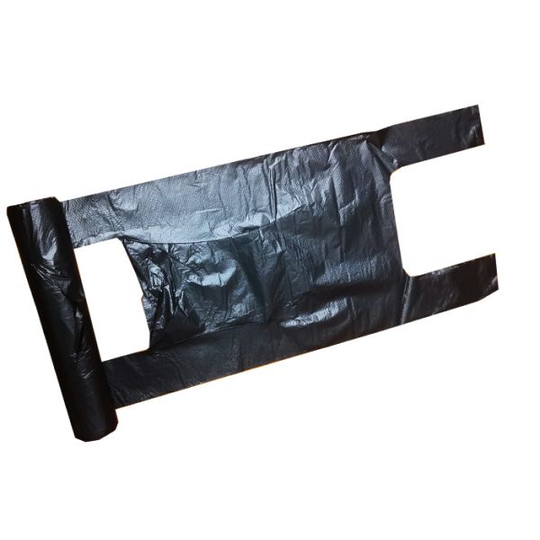T-shirt Compostable Sacks Biodegradable Singlet Shopping Bags on Rolls Environmentally Friendly Vest Carrier Bags