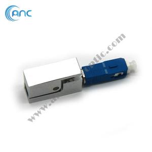 Buy cheap SM MM Bare Optic Fiber Adapter Square Shape FC SC LC ST SMA Optional Low Insertion Loss product
