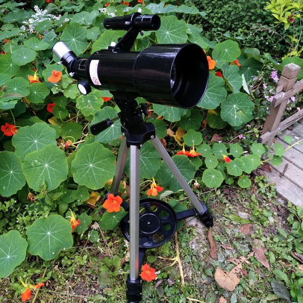 70mm Astronomical Reflector Telescope To See Moon And Stars With Phone Adapter