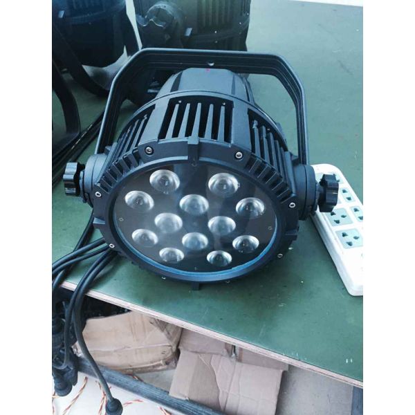 IP65 Warm White LED Stage Par Lights , 12PCS RGBW 4in1 Ktv Stage Par Lights