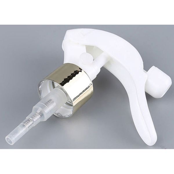 Aluminum Matte Silver 24/410 Trigger Dispenser With Lock Button