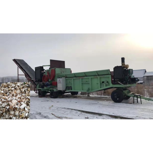 Mobile Shredder Large Wood Chipper For Malaysia /Wast Wood Crusher Machine