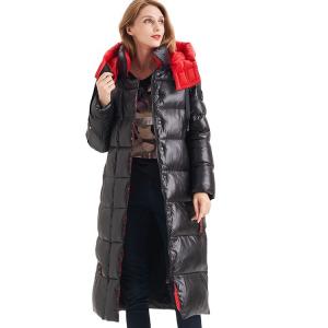 Buy cheap FODARLLOY Custom Down Puffer Jacket winter ladies warm hooded cotton-padded clothes women slim long down puffer jacket product