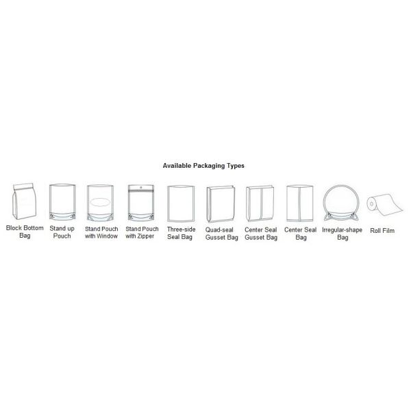 1kg 150 Micron 310mmx220mm Aluminium Foil Pouches