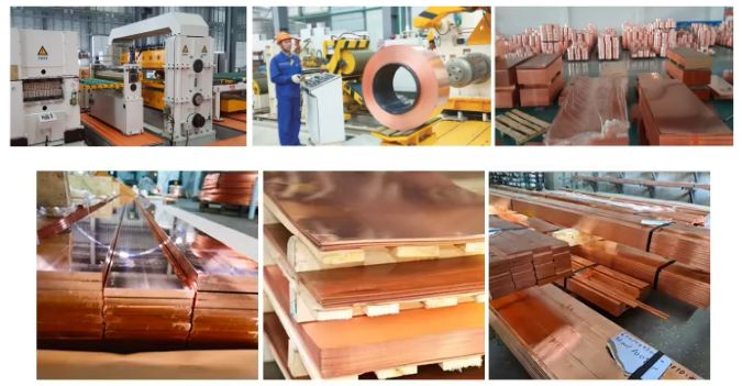Bending Welding Cutting Copper Cathode 99.99% Copper Plates For Distilling Alcohol