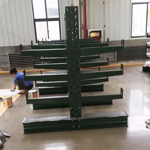 Customized Height Warehouse Cantilever Racking Cantilever Wire Shelf Corrosion Protection