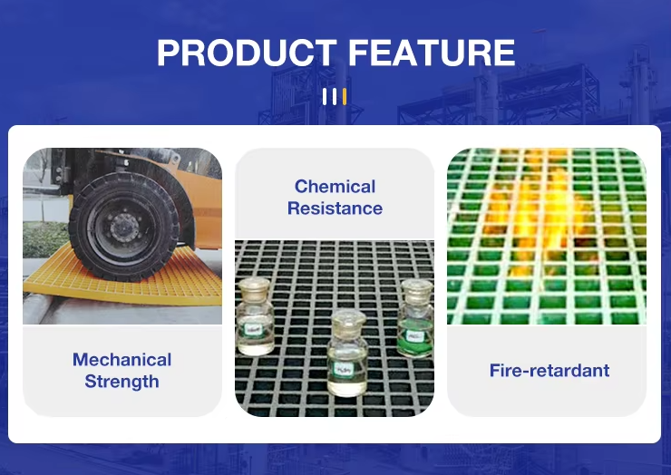 Durable UV Free Smooth Frp Grating Mould 38x38x38mm Grp Tree Grate Flexilble Anti Corrosion