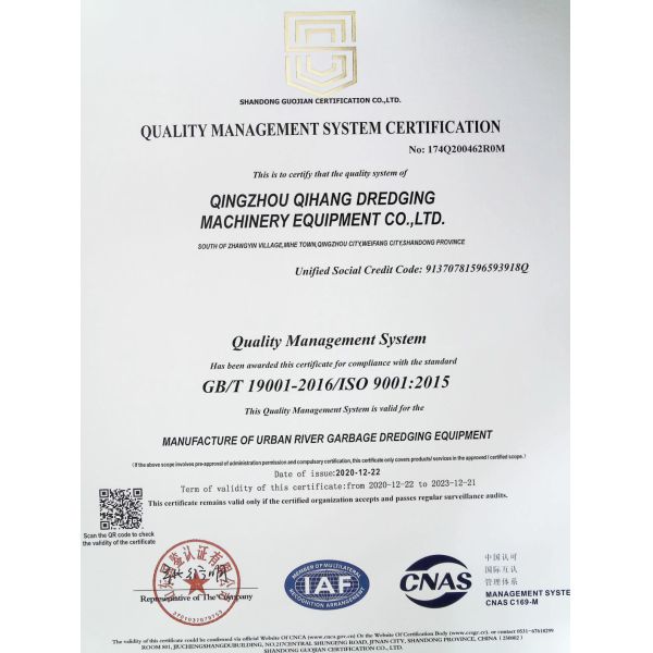 CTN Slot Type Sand Dredging Discharging Pipeline Dredger with Customer Requirements