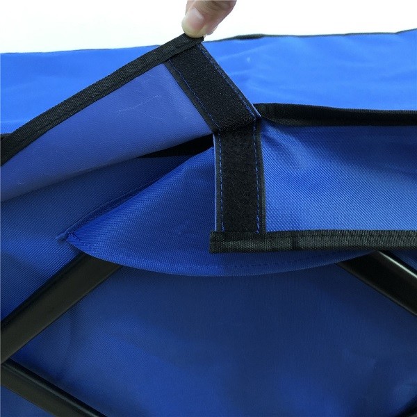 PVC Wheel Collapsible Wagon Cart 600D Lightweight Foldable Wagon With Insulating Layer