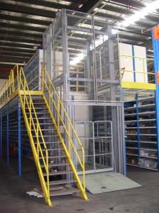 Buy cheap 6m Vertical Travel Guide Rail Elevator with 2000kg Loading Capacity product
