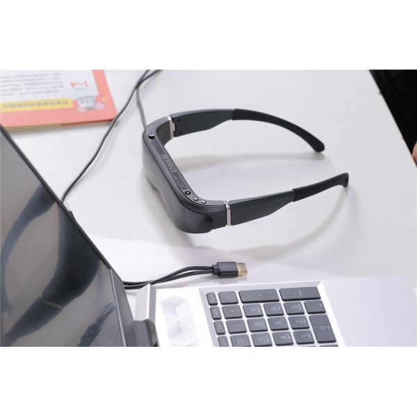 Customized Logo VR Smart Glasses , Video Viewing HDMI & USB C With Dioptre