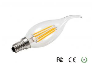Buy cheap E14 4W LED Filament Candle Bulb , Tailed CE / RoH / FCC Approved Led Light Bulb product