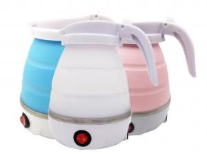 China Portable Silicone Travel Foldable Electric Kettle Food Grade Instant Heat Stainless Steel on sale