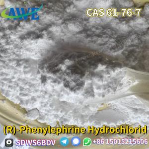 China Hot Selling Buy Lowest Price (R)-Phenylephrine Hydrochlorid Powder CAS 61-76-7 with Door to door service on sale
