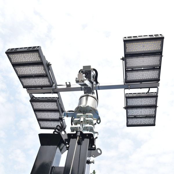 Emergency Light Tower Disaster Relief Operations Solar LED Light Tower Portable Generator Lights