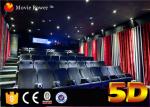 Electronic System 220V 3 DOF 4d Theater Seating Chairs Made Of Leather With