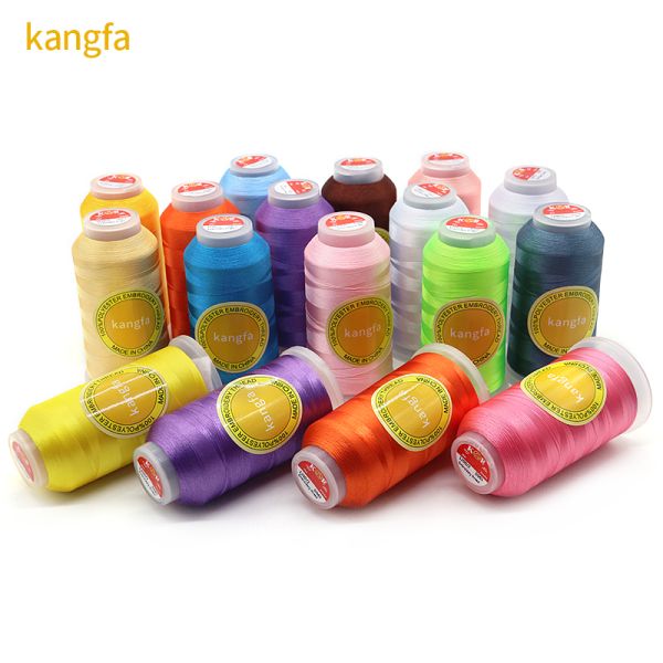 5500 Yards Black 900 Embroidery Thread 40wt 100% Polyester for Machine Pattern Dyed