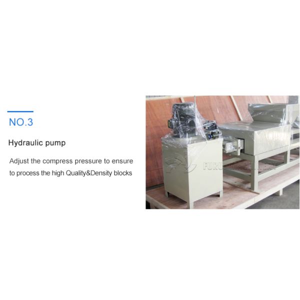 Compressed Wood Block Making Machine Pallet Feet Extruder Machine