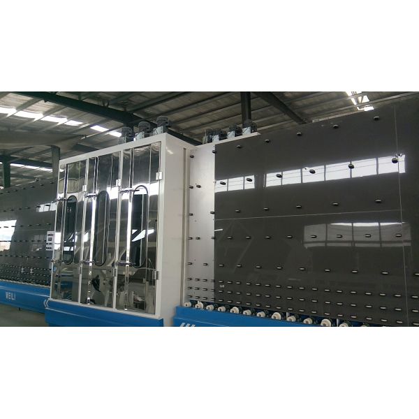 Schneider PLC Insulating Glass Machine CE Certificate And Blue Colour