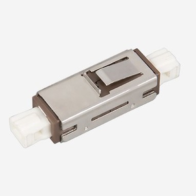 Simplex APC SC Fiber Optical Adapter Low Insertion Loss / Return Loss