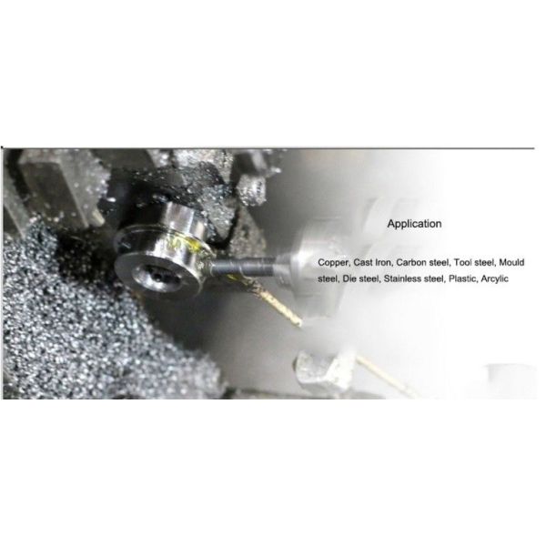 16*100L*4F , Dia 16mm , TiAlN Coating , AOL 100mm carbide end mill bits 4 Flute , Metal Cutting tools