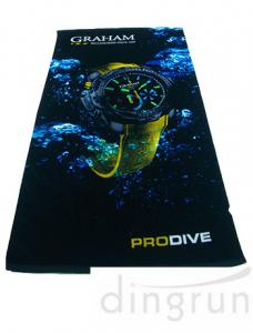 China Personalized Bright Color Custom Printed Beach Towels With Digital Full Printing Craft on sale