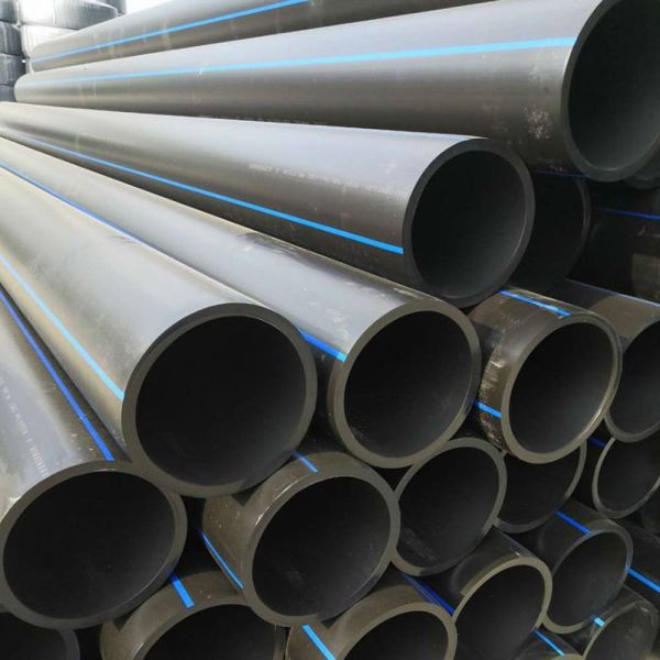 High Density Polyethylene Pe100 Pipe / Plastic Water Supply Pipe