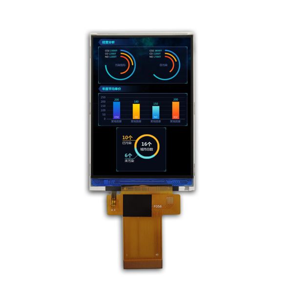 Module Size 54.48x84.71x3.2 mm 3.5 inch TFT LCD Touch Screen with ST7796 Drive IC and 40 Pin Parallel/SPI Interface
