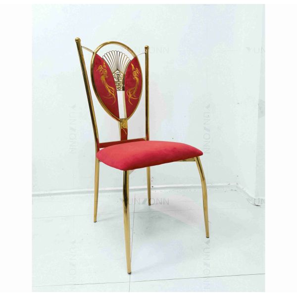Dining Room Chairs High Back Padded Kitchen Chairs Student Metal Frame