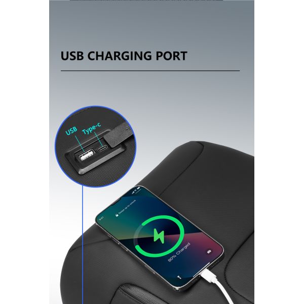 20-39 Litre Usb Charging Laptop Backpack College School Waterproof Backpack OEM