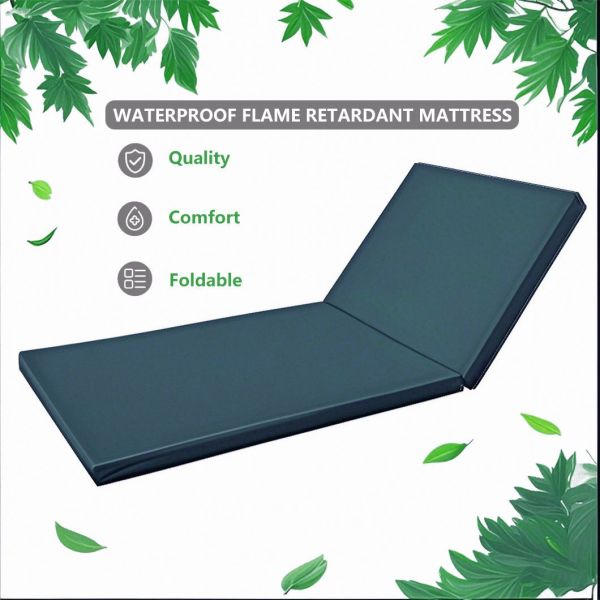 Medical Folding Home Hospital Bed Mattress Water Resistant Eco Friendly