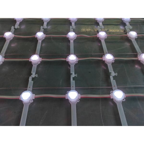 Outdoor LED Mesh Screen Waterproof IP67 High Brightness P125 For Facade Advertisement Display